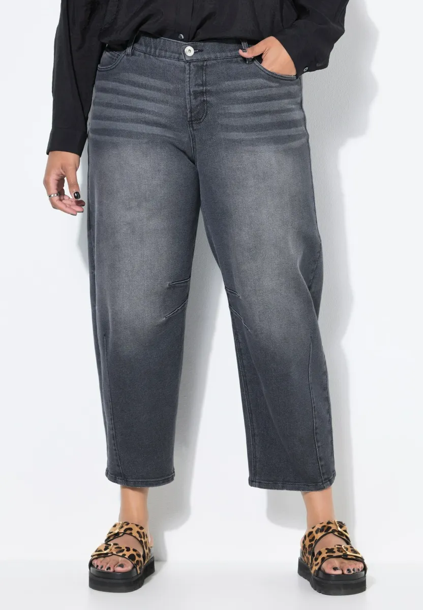 Wide Leg - dark grey denim