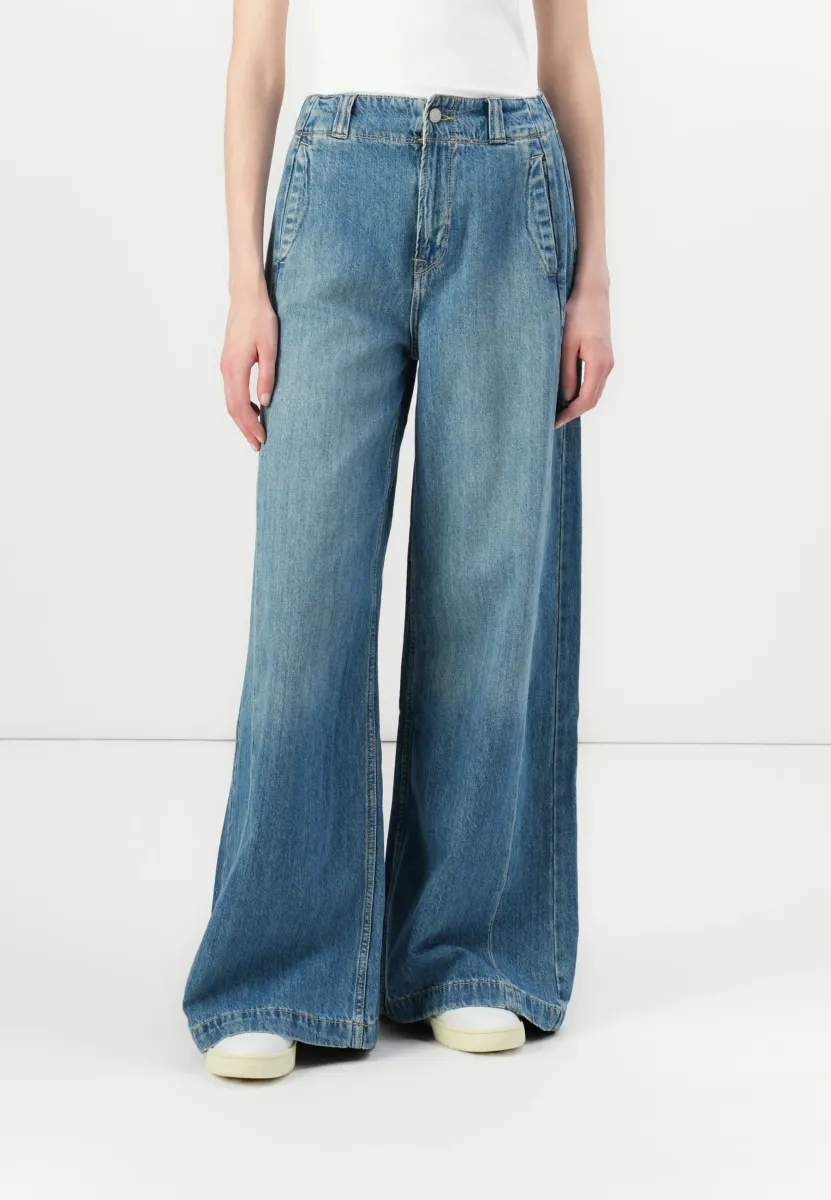 WIDE LEG JAIMY TAILOR - Wide Leg - denim