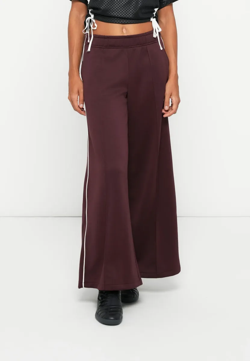WIDE LEG TRACK - Jogginghose - burgundy crush/sail