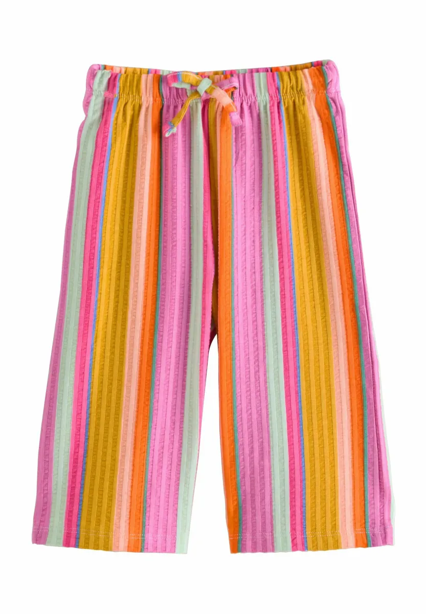 WIDE - Stoffhose - rainbow stripe