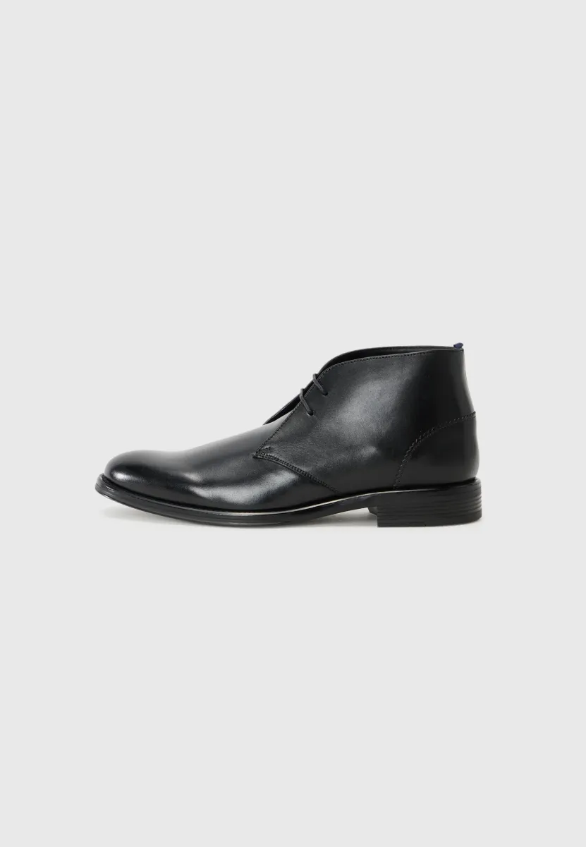 WILBUR - Schnürstiefelette - black