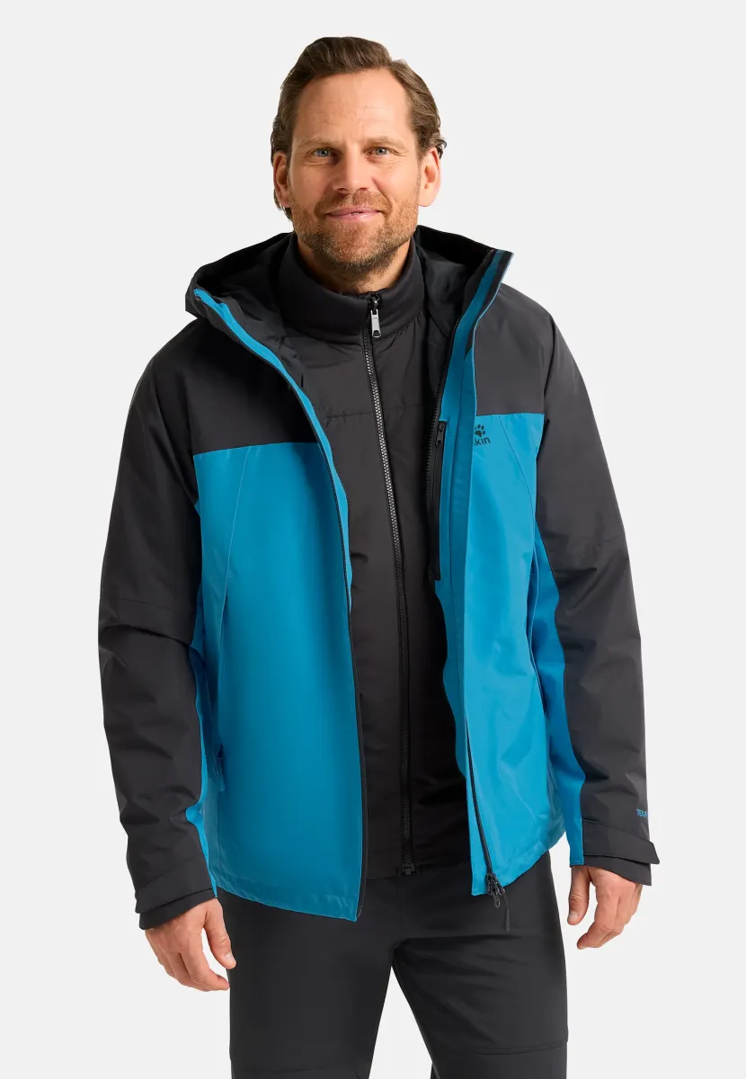 WILD PLACES 3IN1 - Hardshelljacke - aurora blue