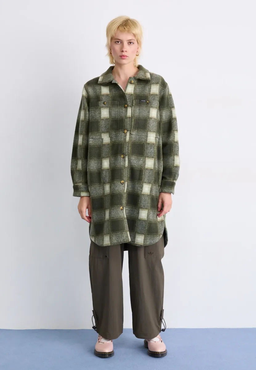 WILDEST VENTURE™ LONG COAT - Klassischer Mantel - greenscape blurred ombre