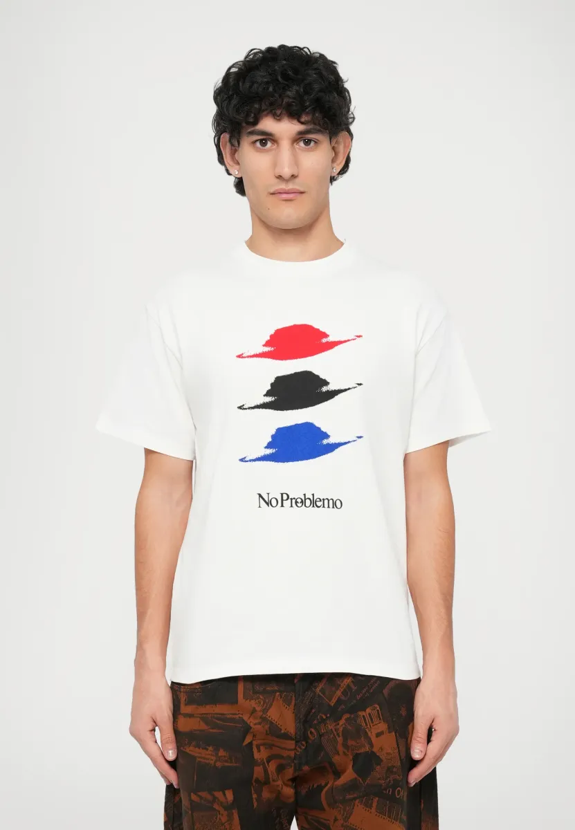 WILEY UFO TEE - T-Shirt print - white
