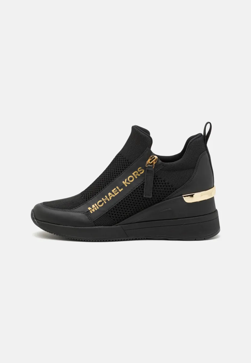 WILLIS WEDGE TRAINER - Sneaker low - black