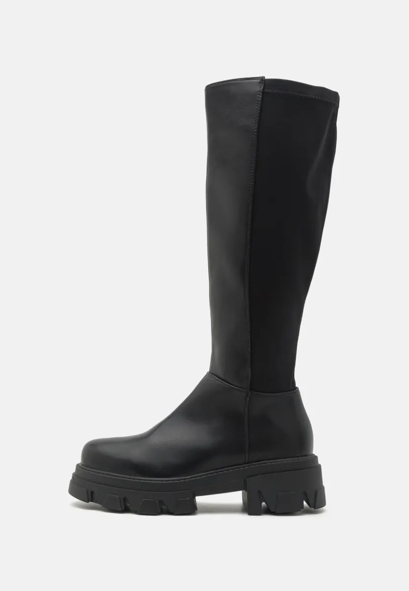 WILMA - Plateaustiefel - black