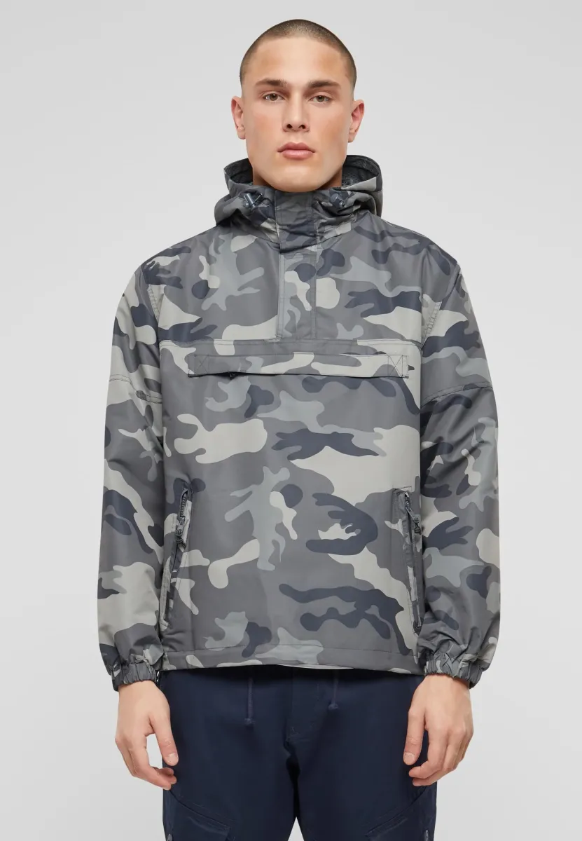 Windbreaker - grey camouflage