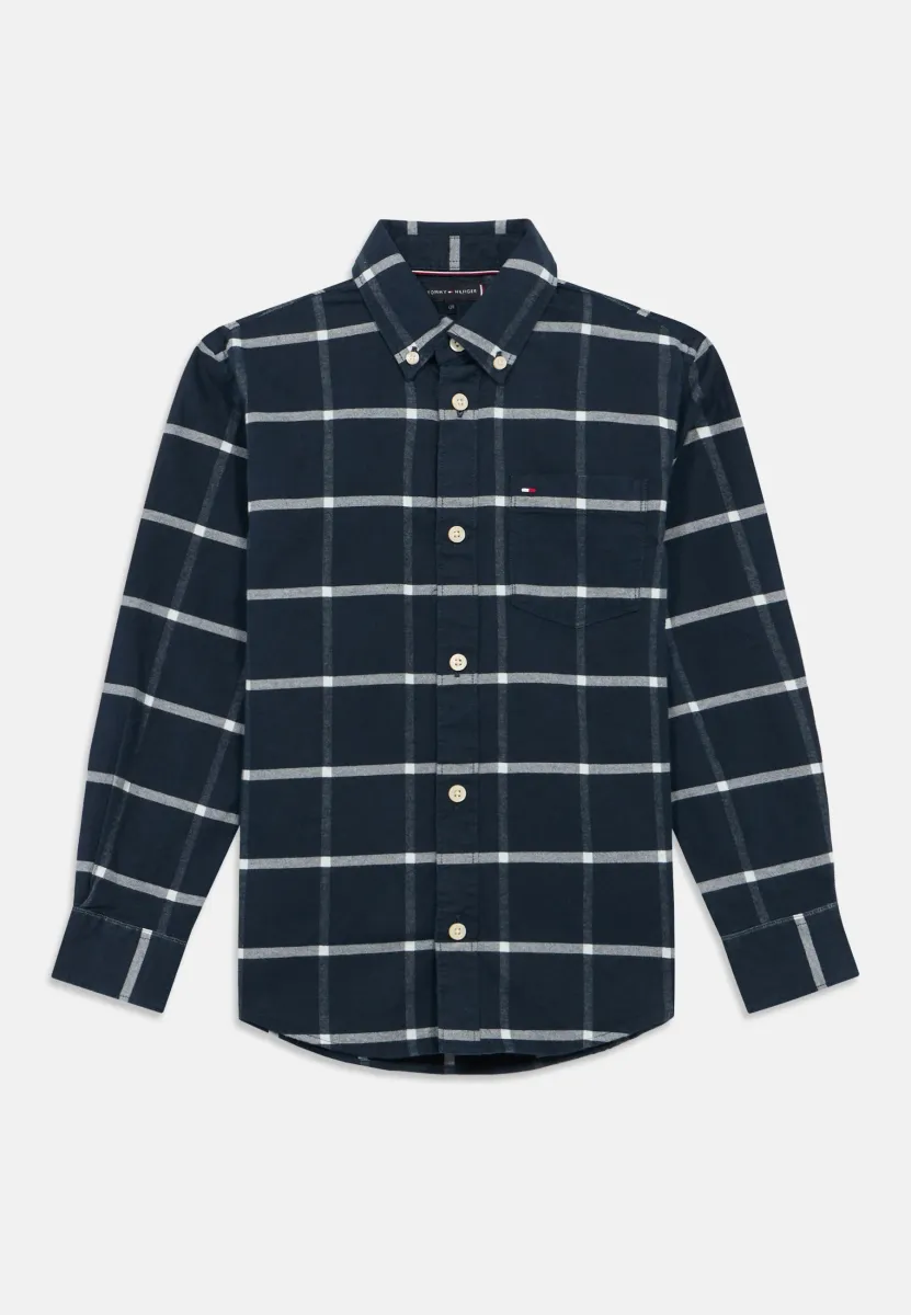 WINDOW PANE SHIRT - Hemd - black