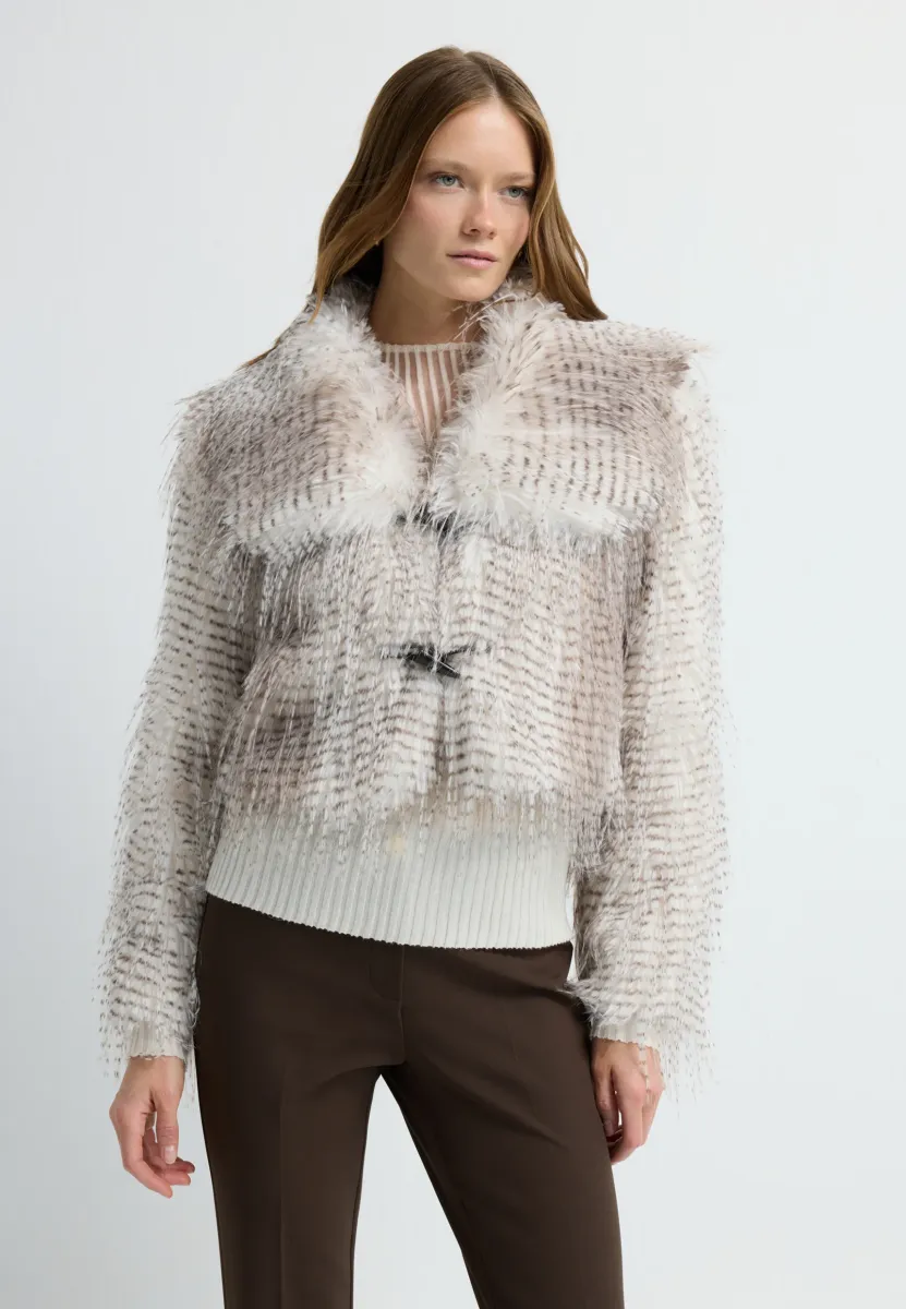 Winterjacke - beige