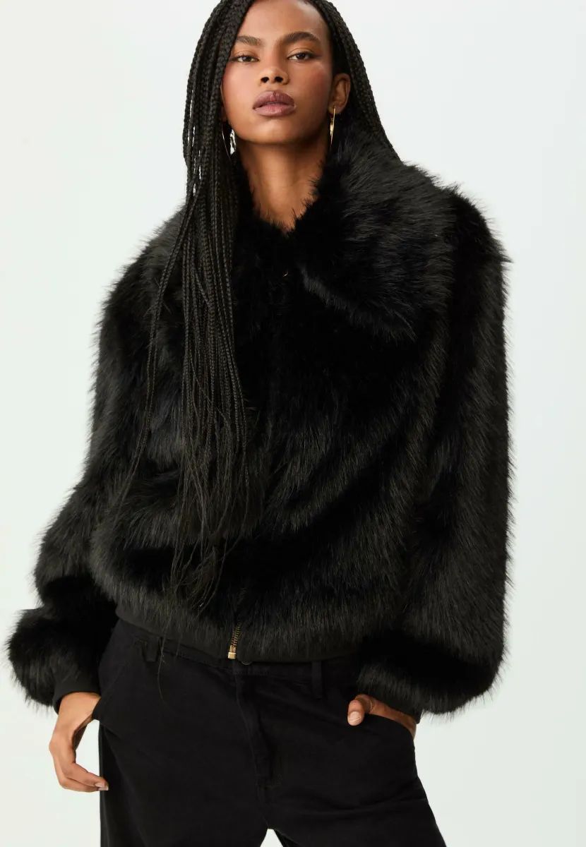 Winterjacke - black