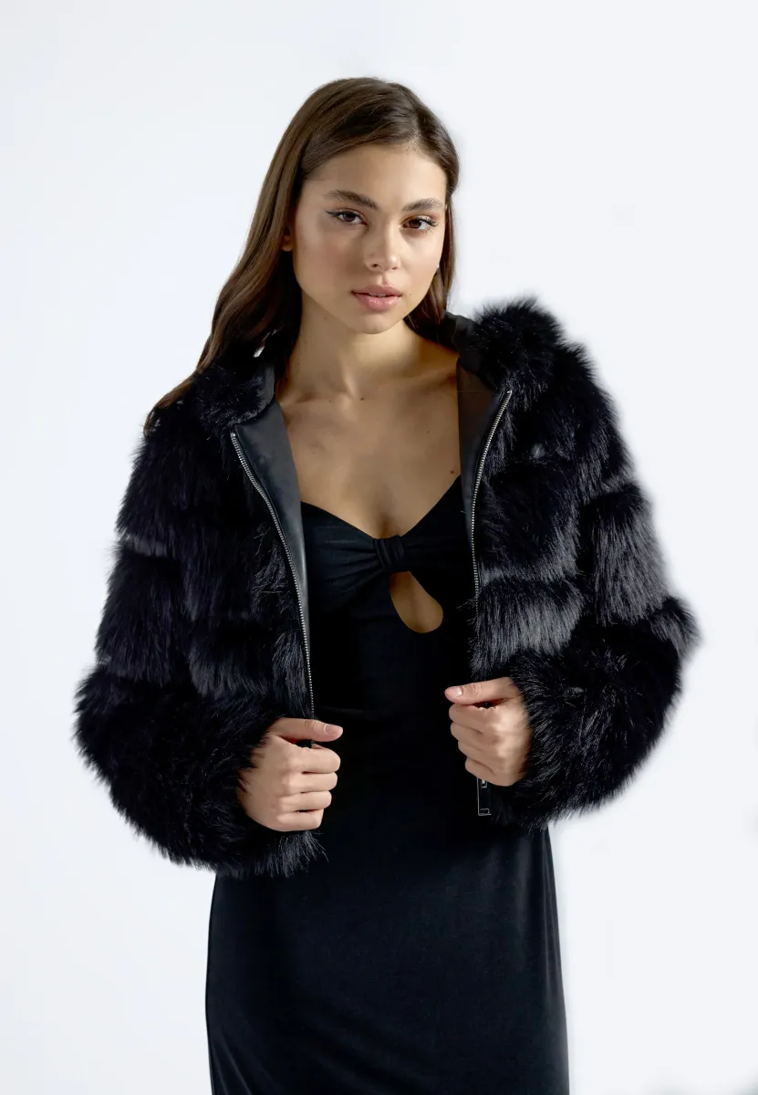 Winterjacke - black
