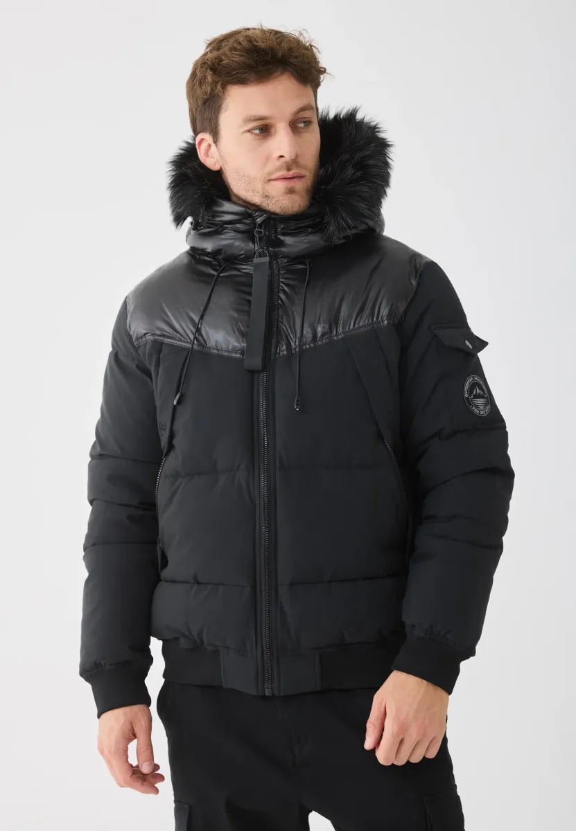 Winterjacke - black