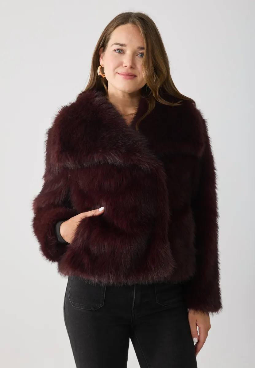 Winterjacke - bordeaux