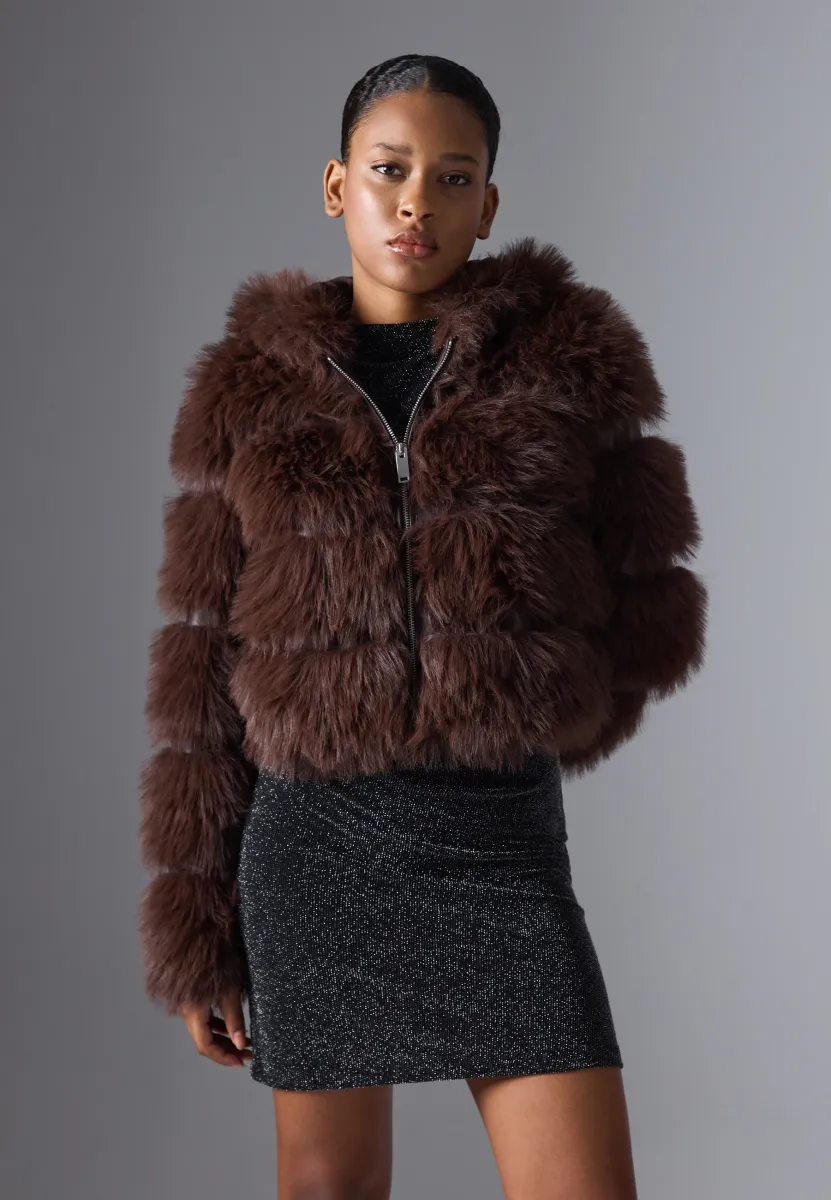 Winterjacke - brown