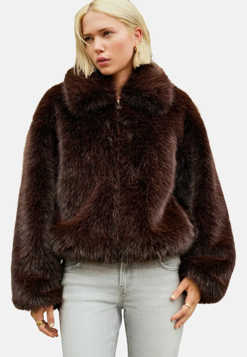 Winterjacke - chocolate brown