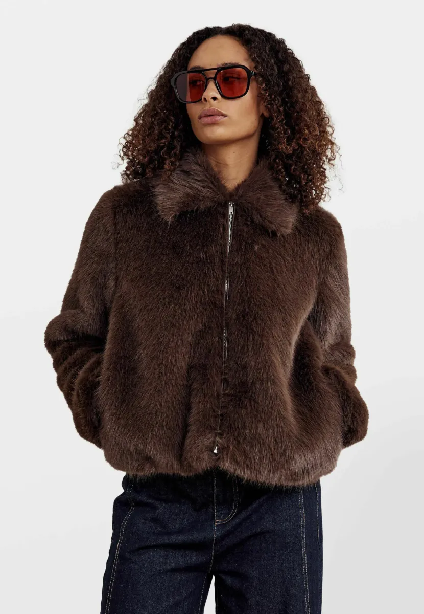 Winterjacke - chocolate brown