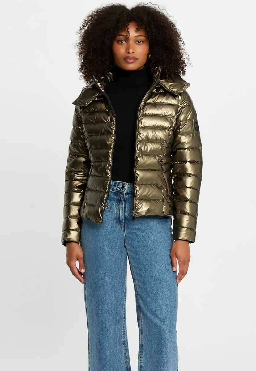 Winterjacke - couleur bronze