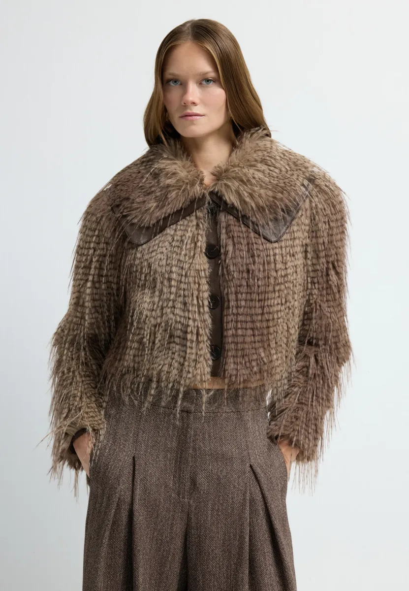 Winterjacke - dark brown