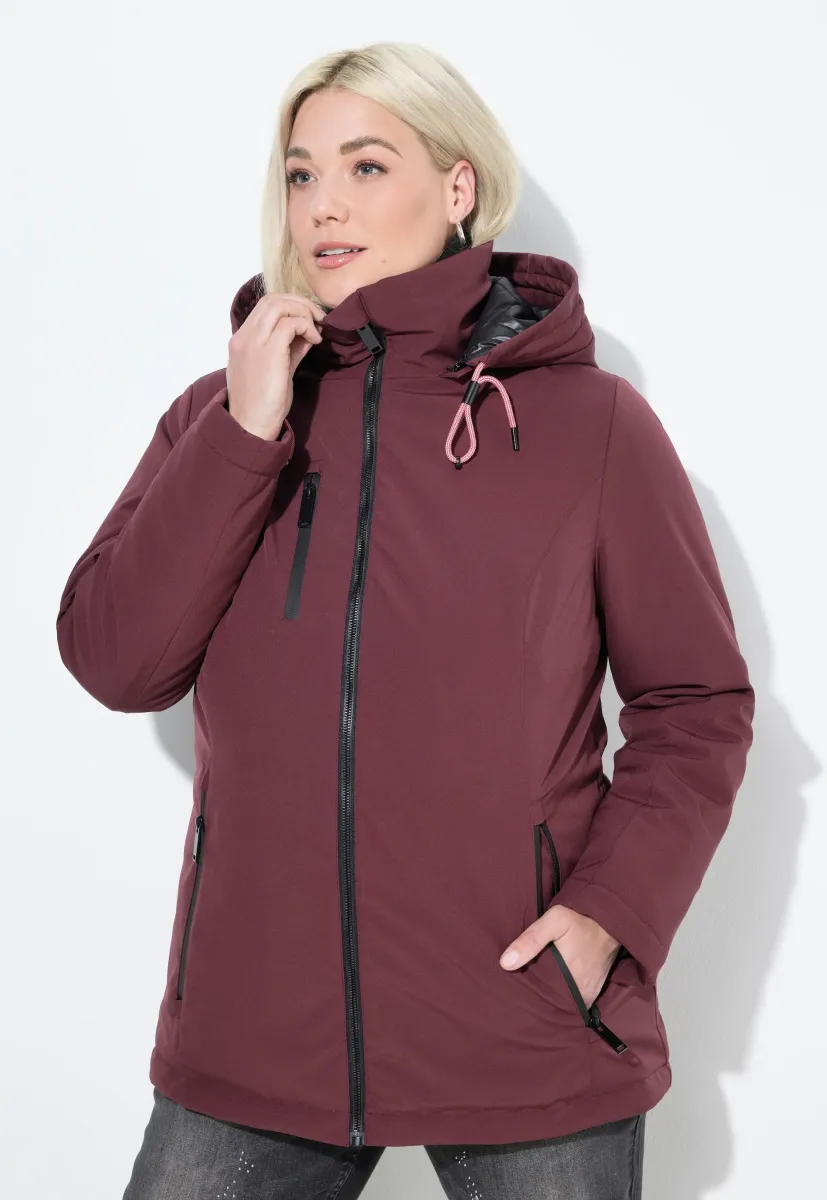 Winterjacke - dark claret