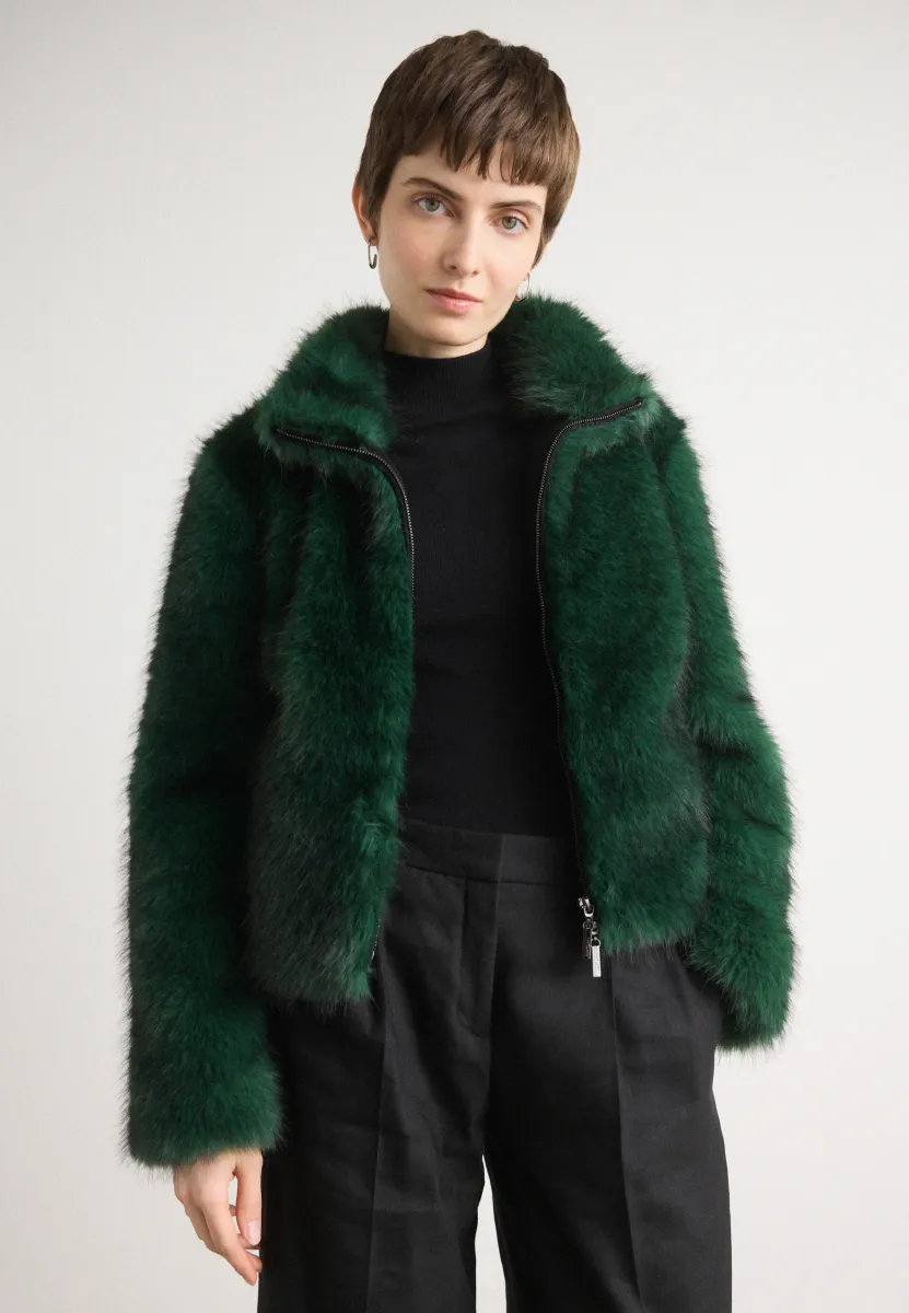 Winterjacke - dark jade green