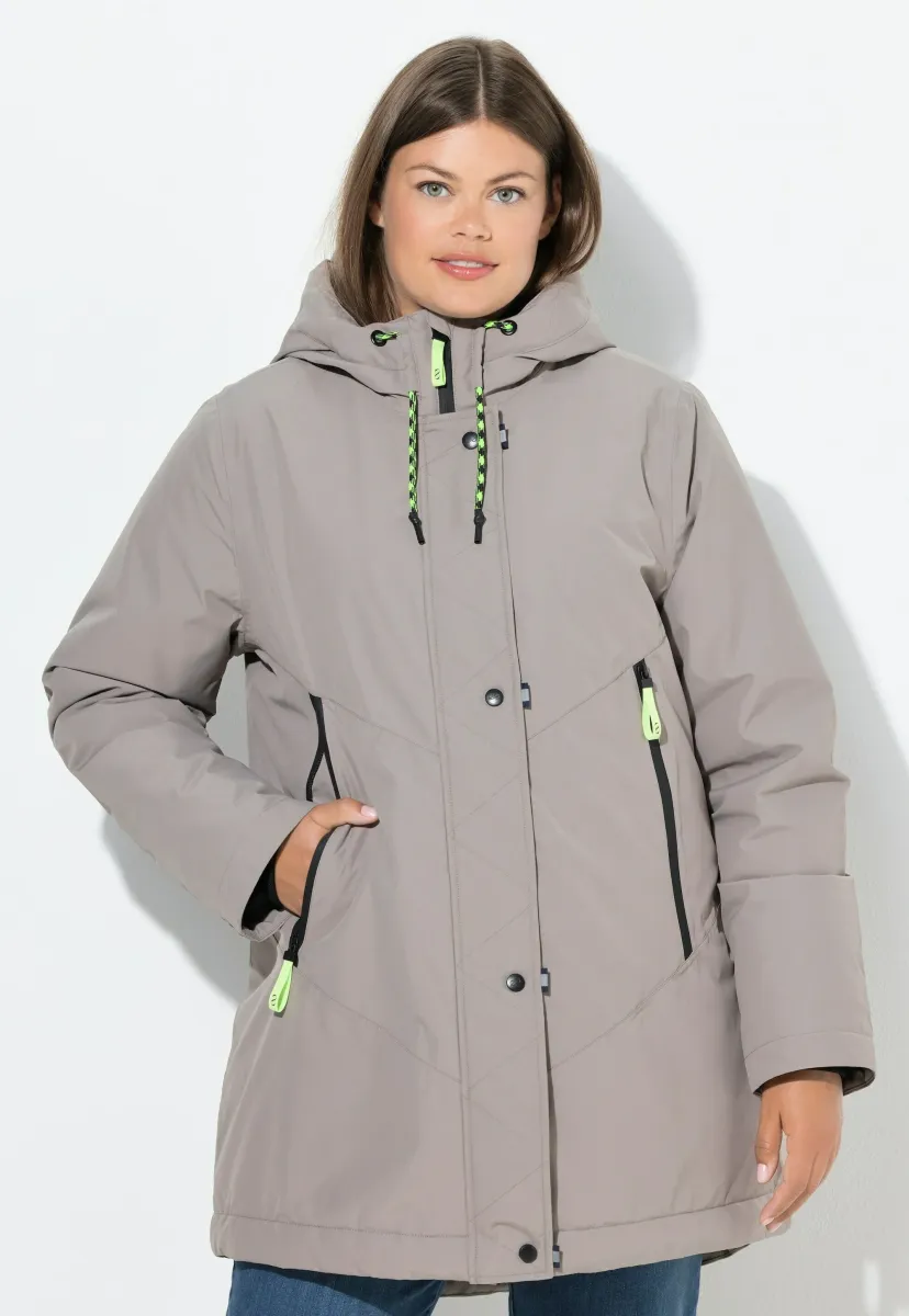 Winterjacke - dark taupe