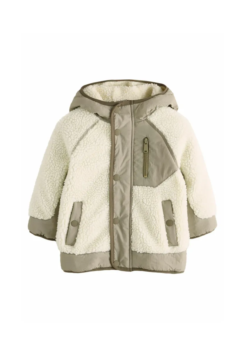 Winterjacke - khaki cream