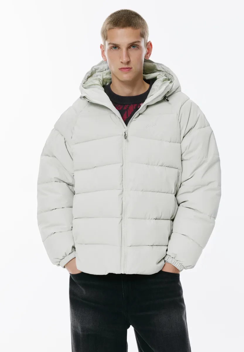 Winterjacke - light grey