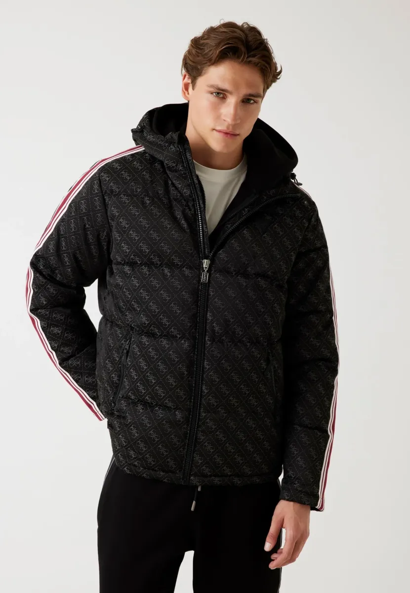 Winterjacke - mehrfarbig schwarz