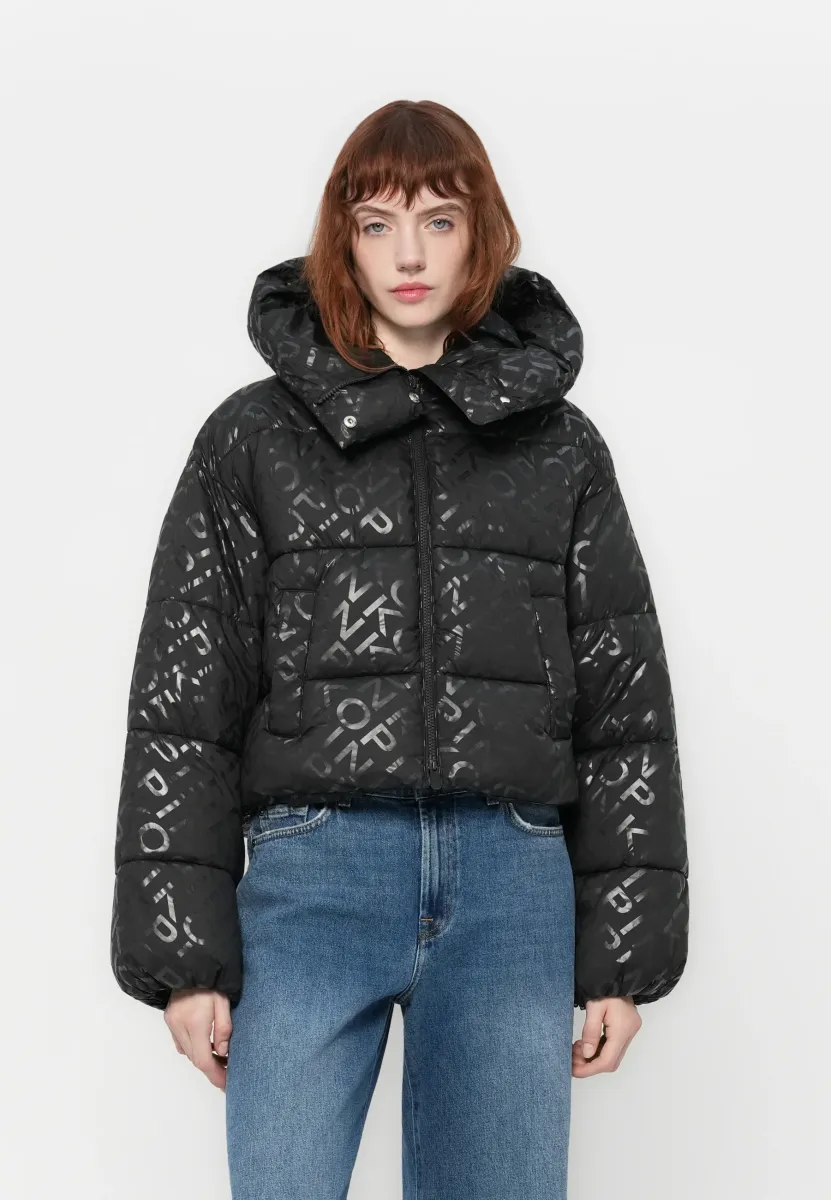 Winterjacke - nero limousine