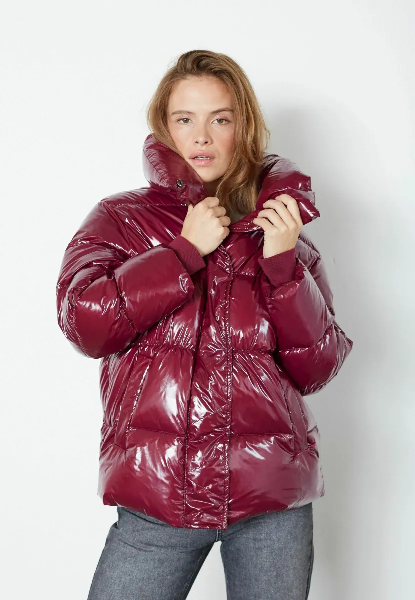 Winterjacke - plum