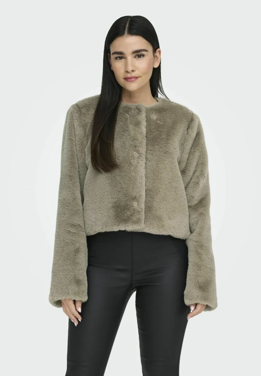 Winterjacke - silver sage