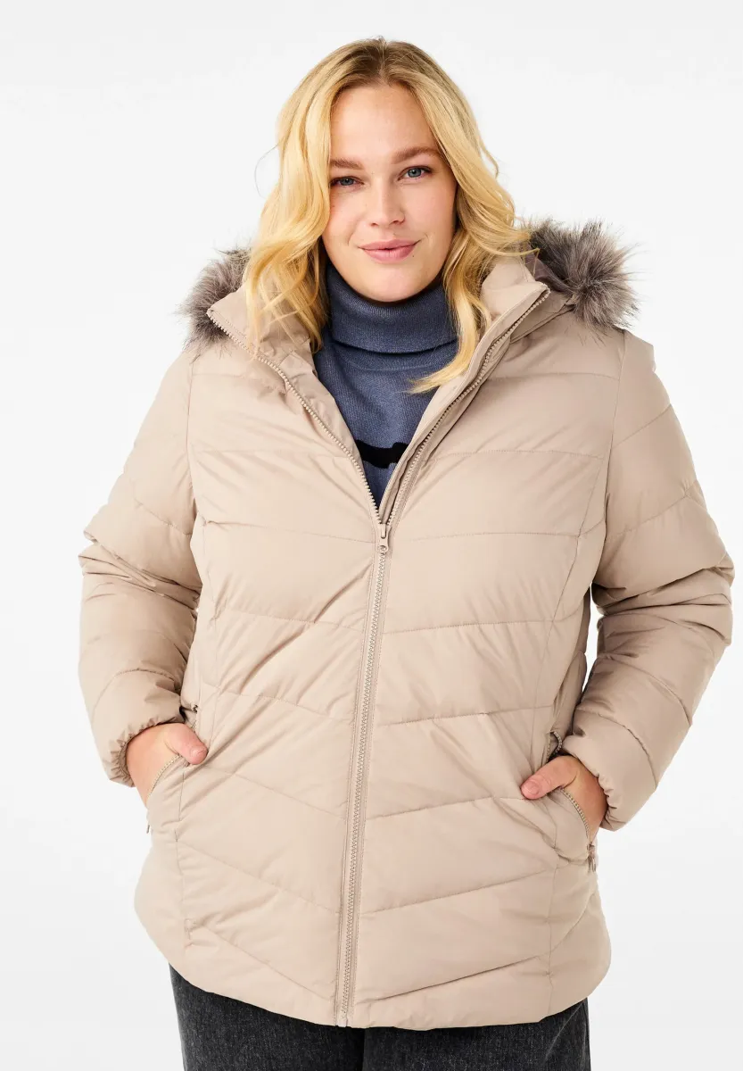 Winterjacke - simply taupe
