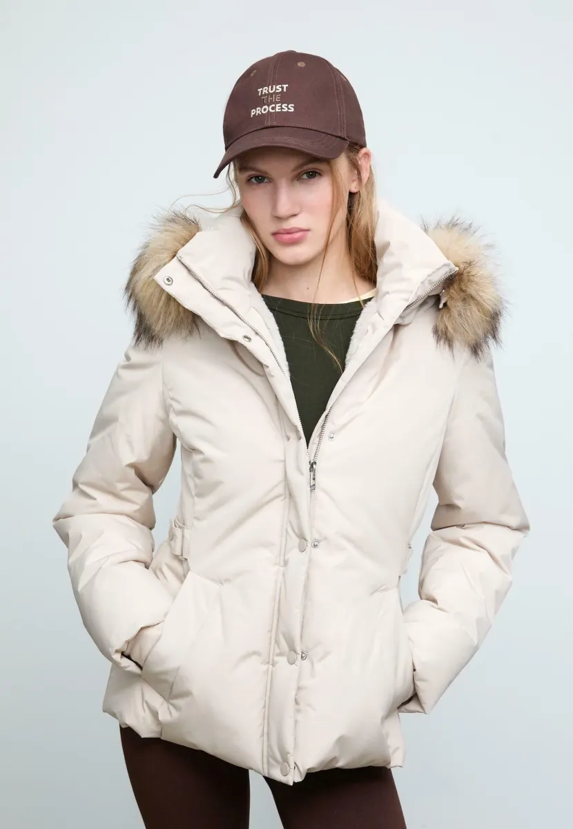 Winterjacke - stone