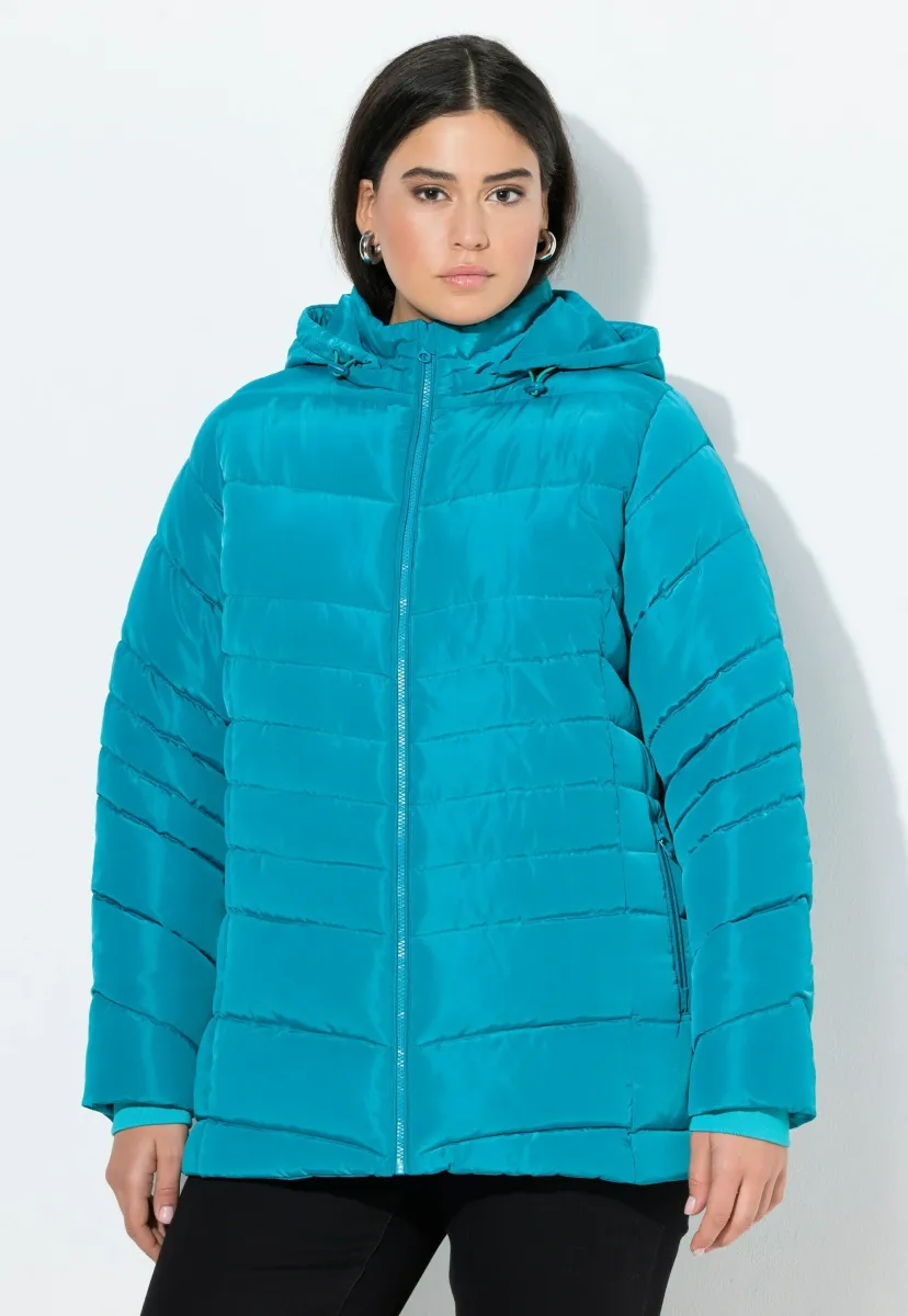 Winterjacke - turquoise