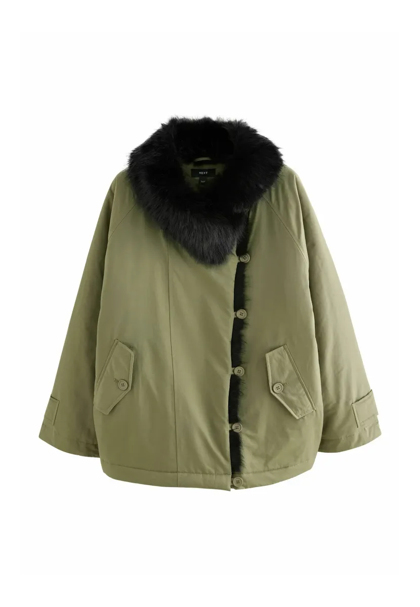 Wintermantel - khaki green