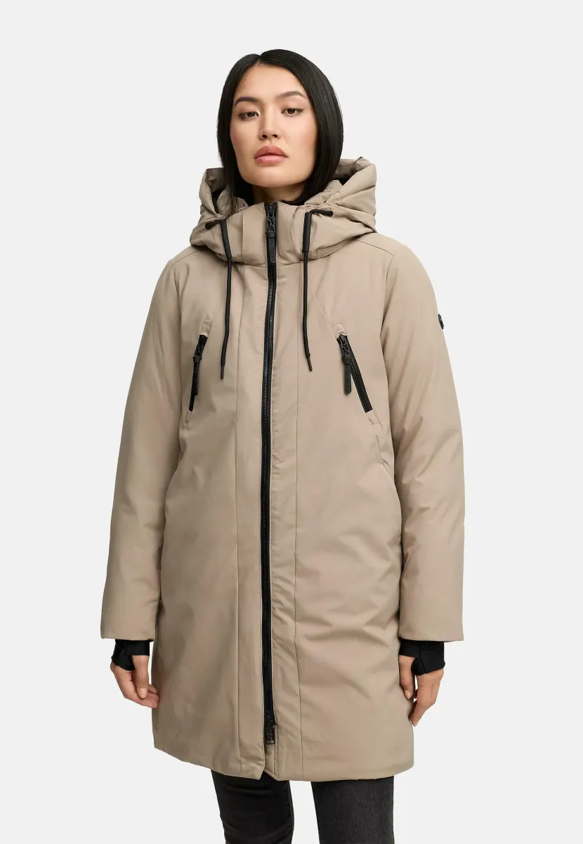 WINTERZART - Wintermantel - taupe grey