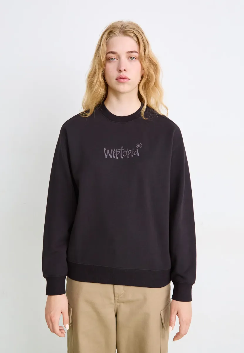 WIPTOPIA SCRIPT - Sweatshirt - black/dark grey