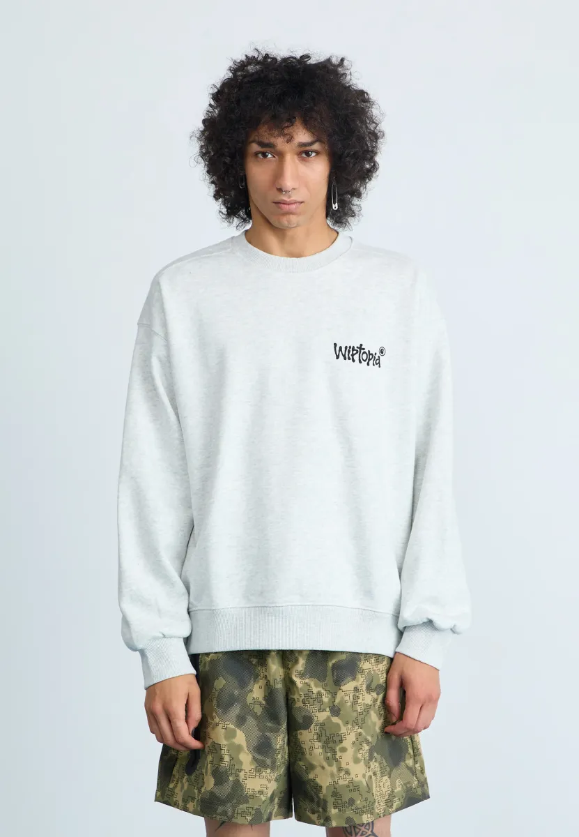 WIPTOPIA - Sweatshirt - ash heather