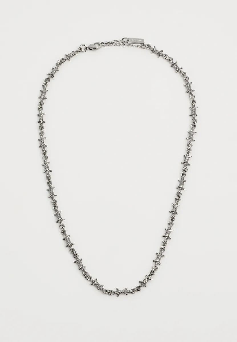 WIRE CHAIN UNISEX - Halskette - silver-coloured