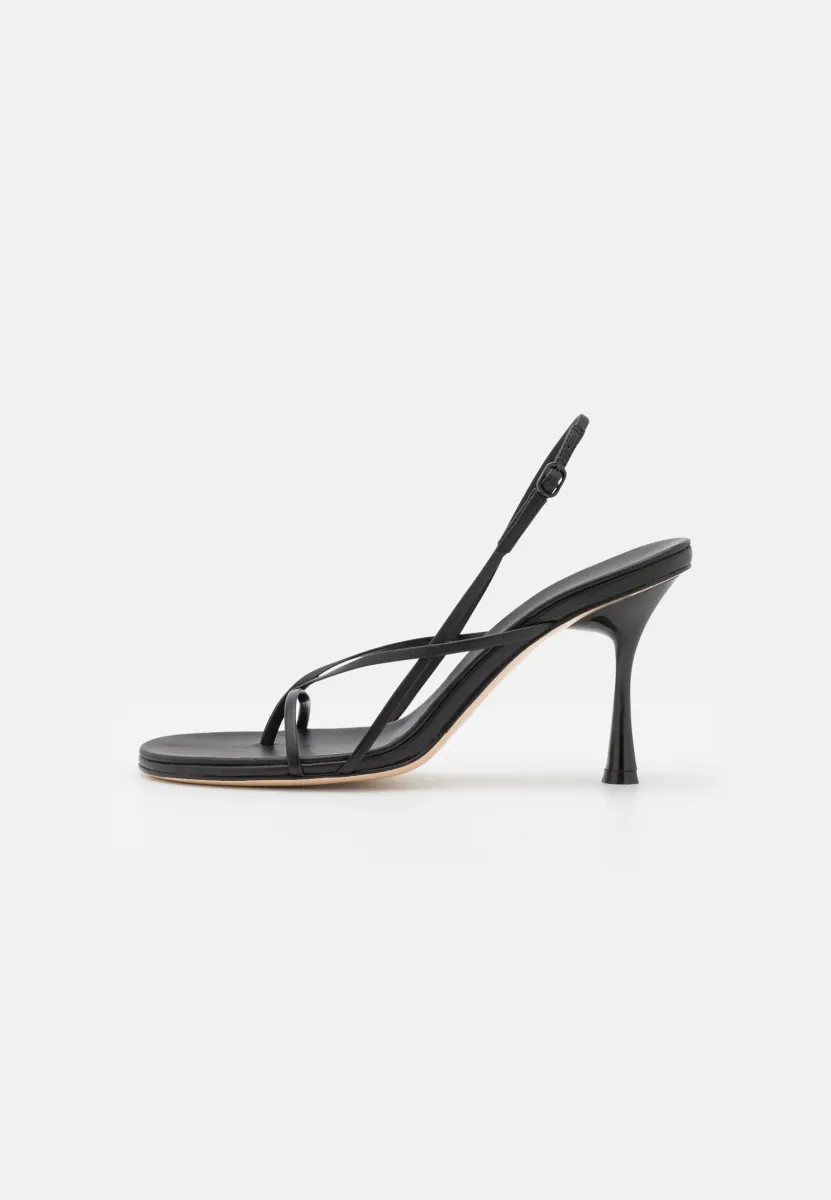 WISHBONE  - High Heel Sandalette - black