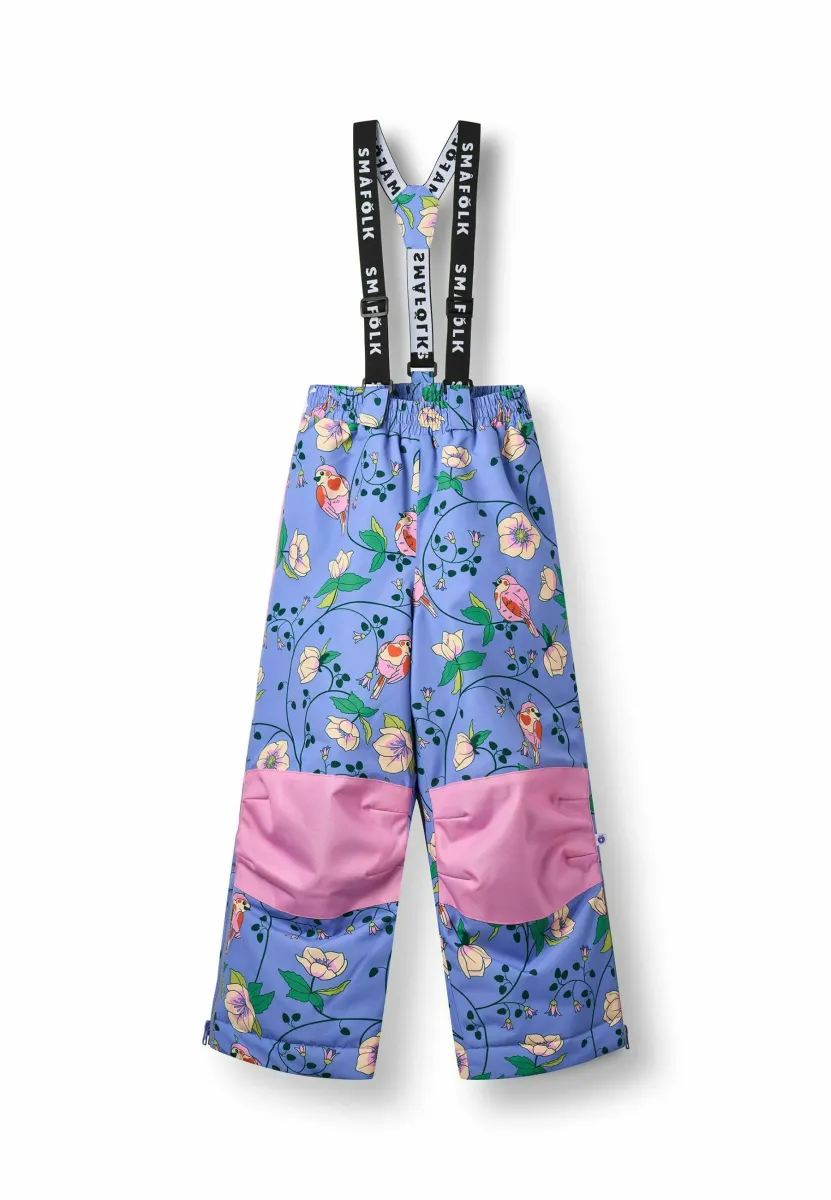 WITH BIRDS AND FLOWERS - Schneehose - purple delight