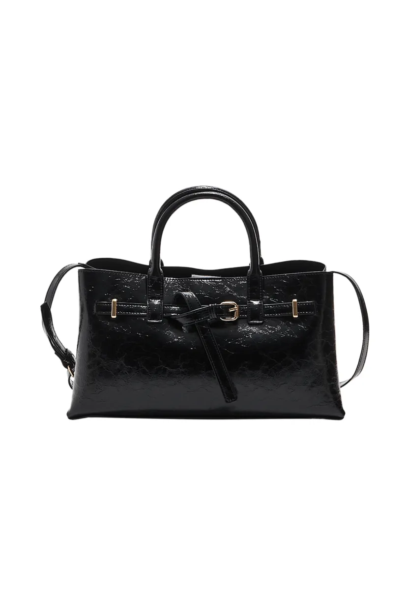 WITH DETAIL - Handtasche - black