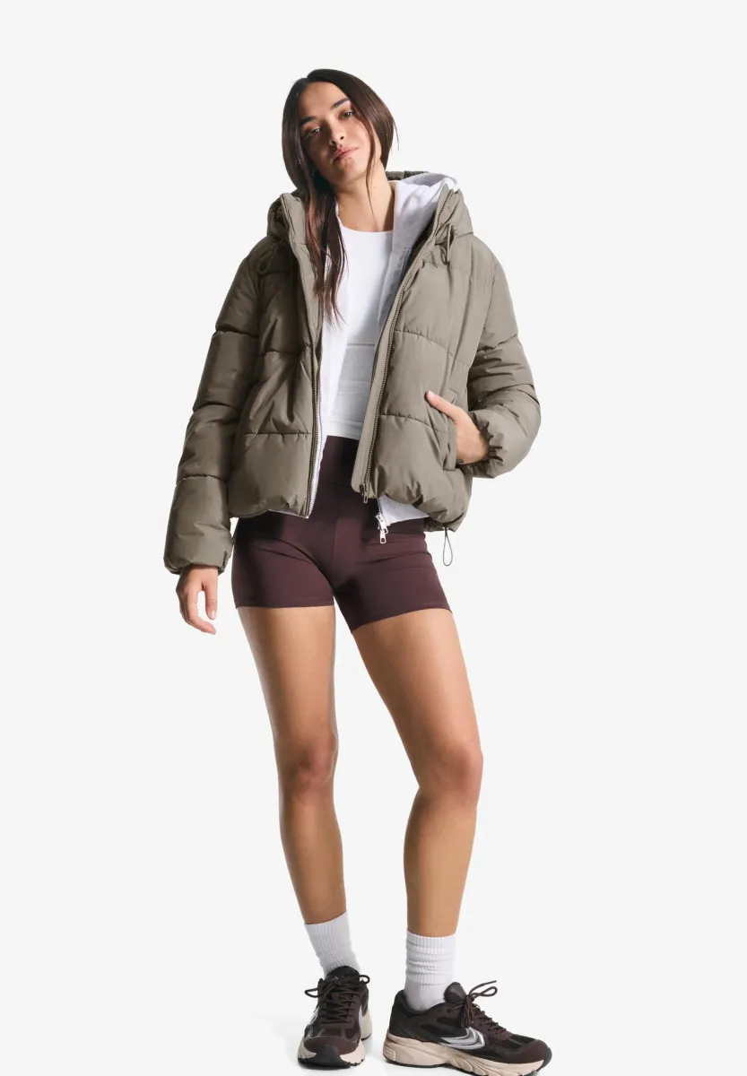 WITH HOOD PUFFER  - Winterjacke - khaki