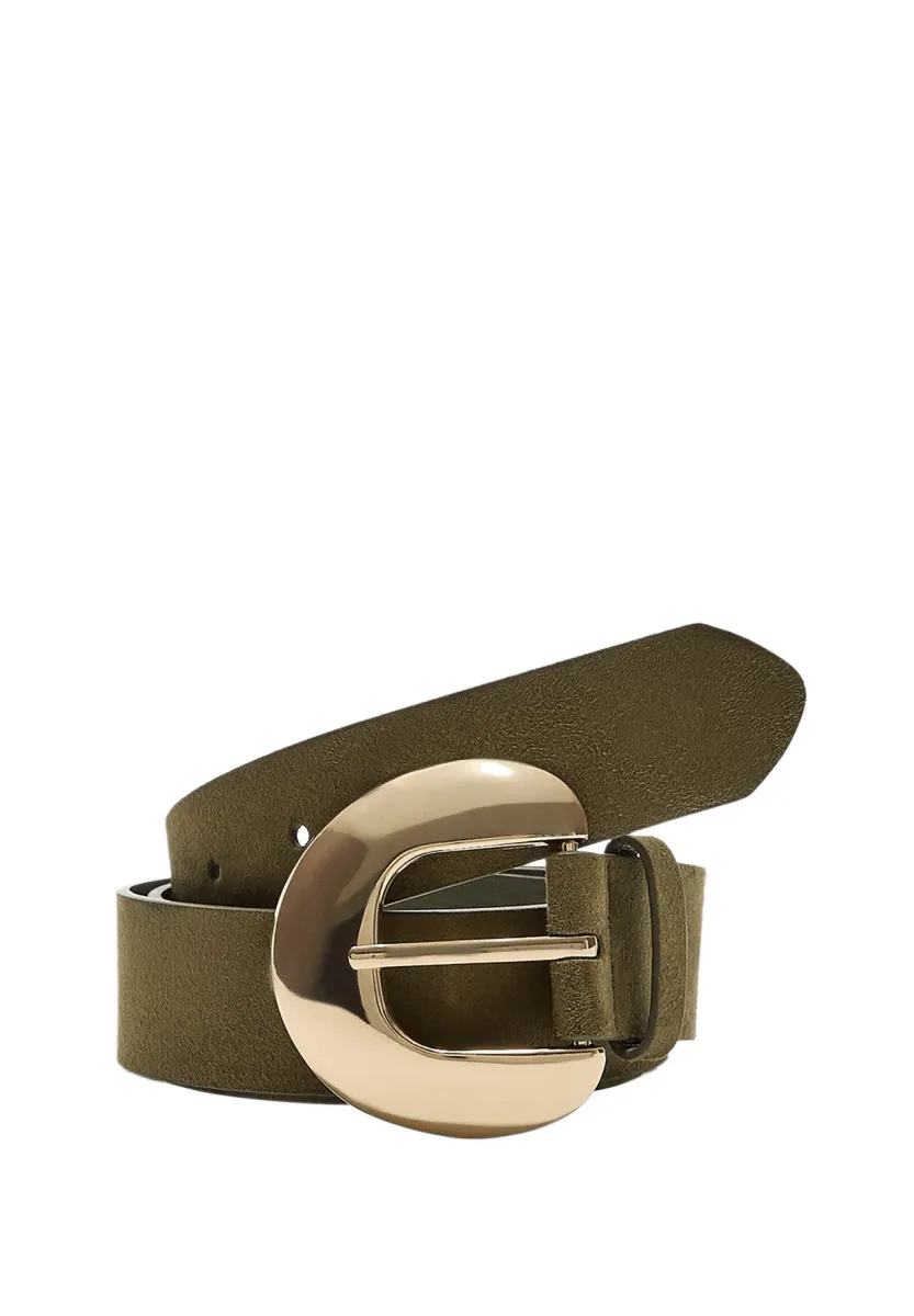 WITH MOON BUCKLE - Gürtel - khaki