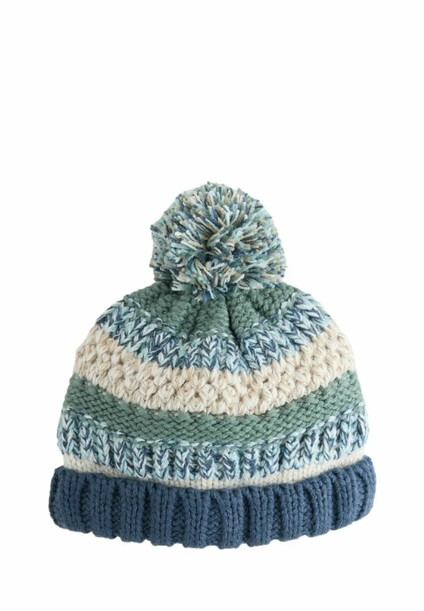 WITH POM - Mütze - green/blue