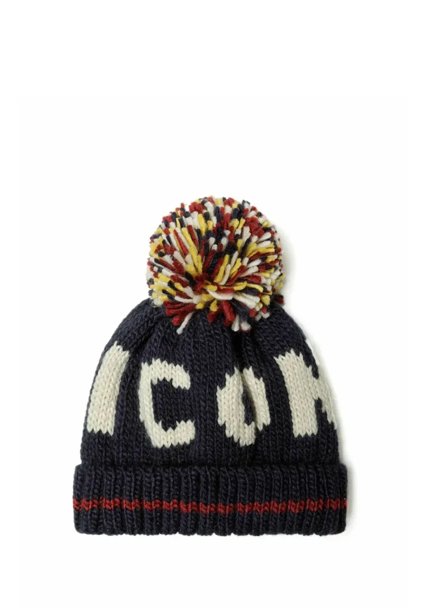 WITH POM POM - Mütze - navy