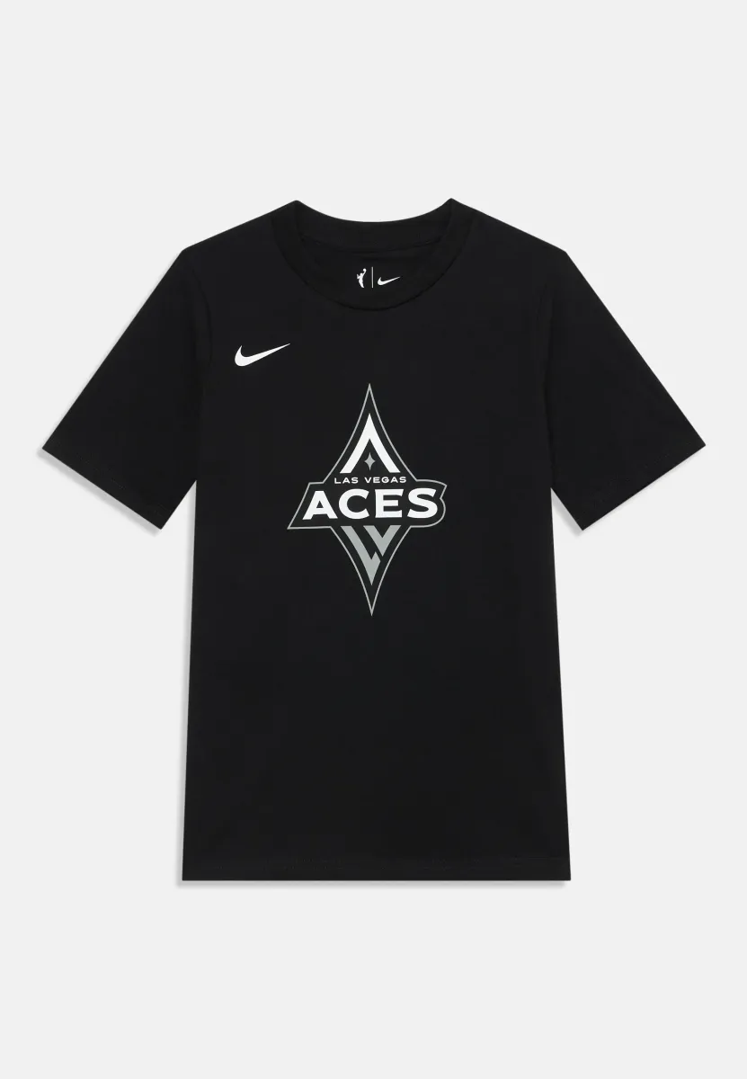 WNBA LAS VEGAS ACES ESSENTIAL LOGO TEE UNISEX - Vereinsmannschaften - black