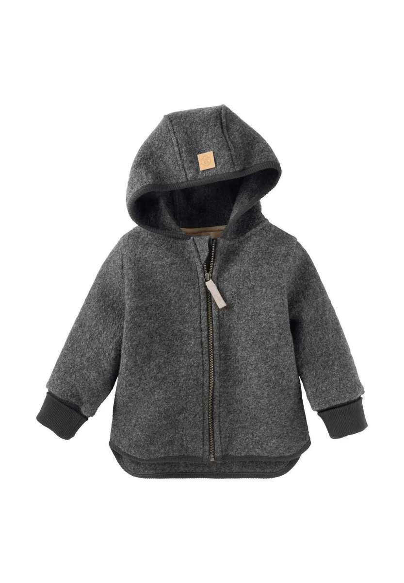 WOLLWALK - Fleecejacke - anthrazit