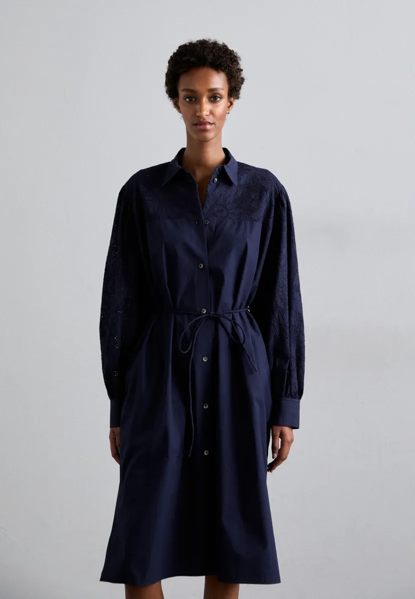 WOMENS DRESS - Blusenkleid - blue