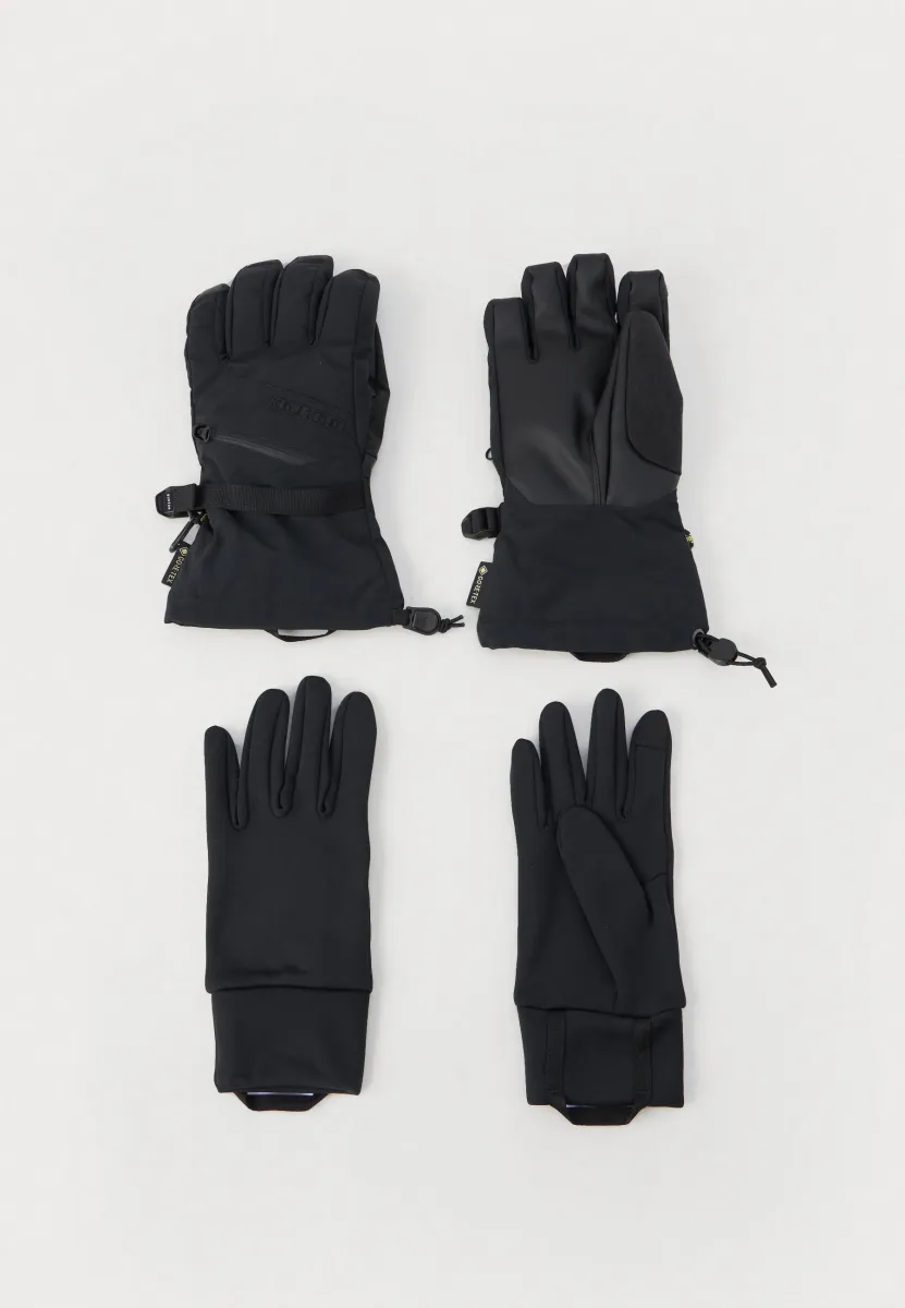WOMENS GORE GLOVES 2 IN 1 UNISEX - Fingerhandschuh - true black
